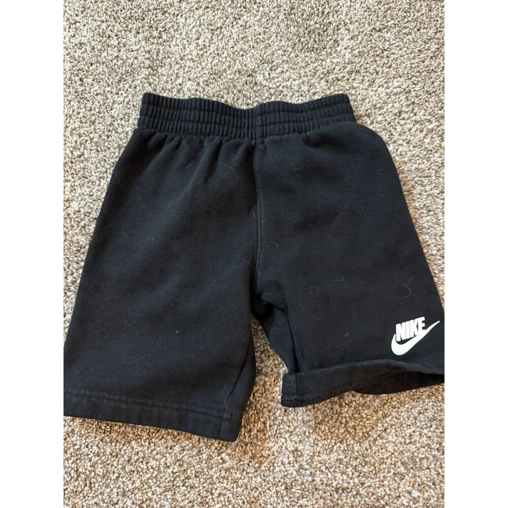 Nike Black Shorts Kids Size M (5–6 Yrs) – Soft Cotton Pull-On Style - Picture 1 of 2